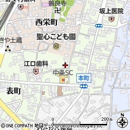 新潟県胎内市表町1-3周辺の地図