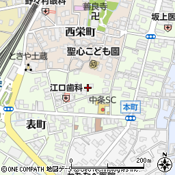 新潟県胎内市表町1周辺の地図