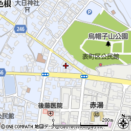 赤湯ラーメン 龍上海本店周辺の地図