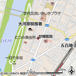 宮城県柴田郡大河原町大谷末広61-1周辺の地図