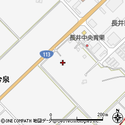 山形県長井市今泉123-3周辺の地図