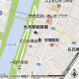 宮城県柴田郡大河原町大谷末広61-4周辺の地図