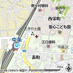 新潟県胎内市表町4-42周辺の地図