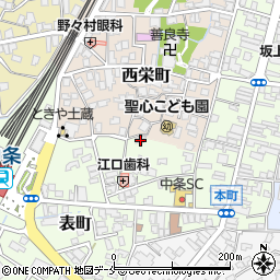 新潟県胎内市表町1-30周辺の地図