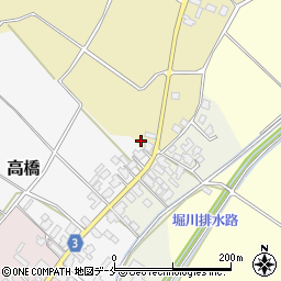 新潟県胎内市築地2167周辺の地図