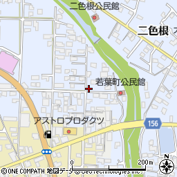 山形県南陽市二色根198周辺の地図