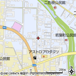 山形県南陽市二色根104周辺の地図