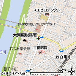 宮城県柴田郡大河原町大谷末広56周辺の地図