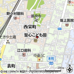 新潟県胎内市西栄町9周辺の地図