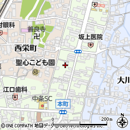 新潟県胎内市本町5周辺の地図