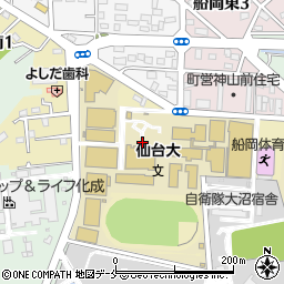 宮城県柴田町（柴田郡）船岡南周辺の地図