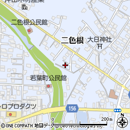 山形県南陽市二色根202-11周辺の地図