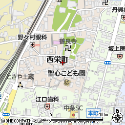 新潟県胎内市西栄町8周辺の地図