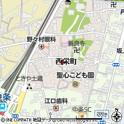 新潟県胎内市西栄町8-13周辺の地図