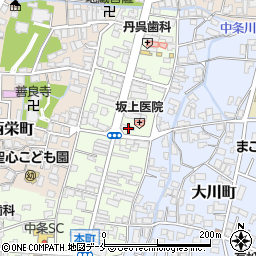 新潟県胎内市本町周辺の地図
