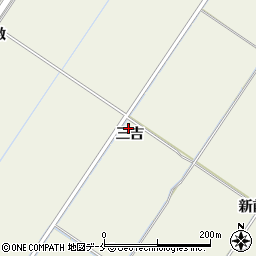 宮城県柴田郡大河原町金ケ瀬三吉周辺の地図
