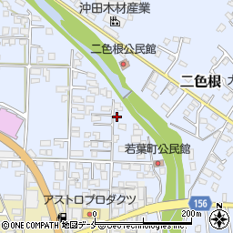 山形県南陽市二色根185周辺の地図