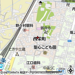 新潟県胎内市西栄町8-20周辺の地図