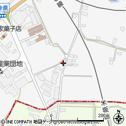 山形県長井市今泉76-27周辺の地図