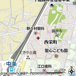 新潟県胎内市西栄町5-10周辺の地図