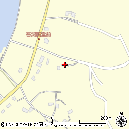 新潟県佐渡市吾潟668周辺の地図