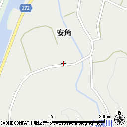 新潟県岩船郡関川村安角76周辺の地図