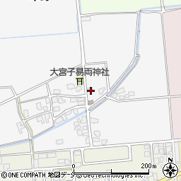 新潟県胎内市草野周辺の地図
