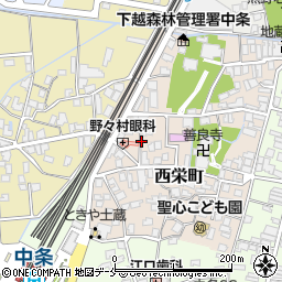 新潟県胎内市西栄町5周辺の地図
