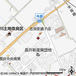 山形県長井市今泉563-2周辺の地図