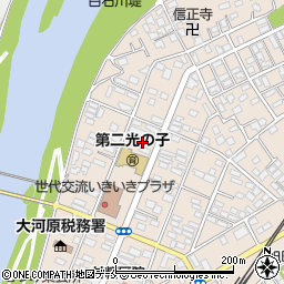 宮城県柴田郡大河原町大谷末広43-1周辺の地図