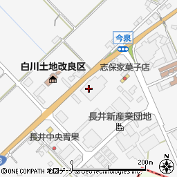 長井西置賜魚商組合周辺の地図
