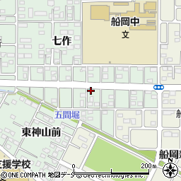 宮城県柴田郡柴田町船岡七作152周辺の地図