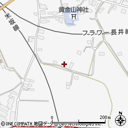 山形県長井市今泉1811-44周辺の地図