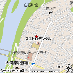 宮城県柴田郡大河原町大谷末広42-1周辺の地図