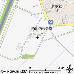 新潟県胎内市西川内13周辺の地図