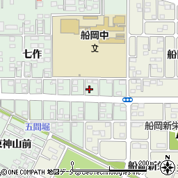 宮城県柴田郡柴田町船岡七作196-1周辺の地図