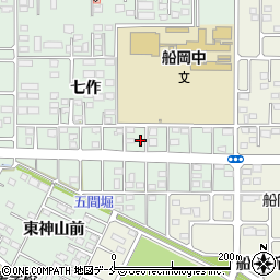宮城県柴田郡柴田町船岡七作167-1周辺の地図