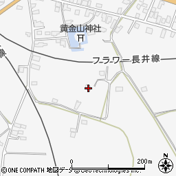 山形県長井市今泉1811-26周辺の地図