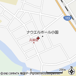 山形県小国町（西置賜郡）兵庫舘周辺の地図