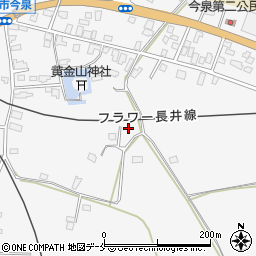 山形県長井市今泉1811-32周辺の地図