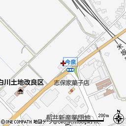 山形県長井市今泉668周辺の地図