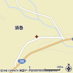 新潟県胎内市須巻220周辺の地図