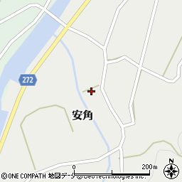 新潟県岩船郡関川村安角974周辺の地図