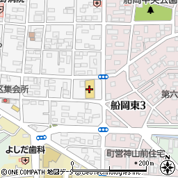 ミニストップ宮城船岡中央店周辺の地図