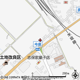山形県長井市今泉681-2周辺の地図