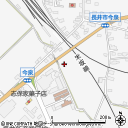 山形県長井市今泉757-2周辺の地図