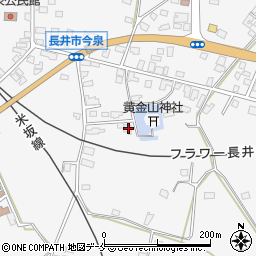 山形県長井市今泉746-2周辺の地図