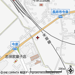 山形県長井市今泉757周辺の地図