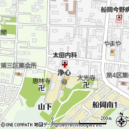 太田内科周辺の地図
