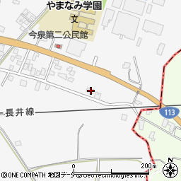 山形県長井市今泉1193周辺の地図
